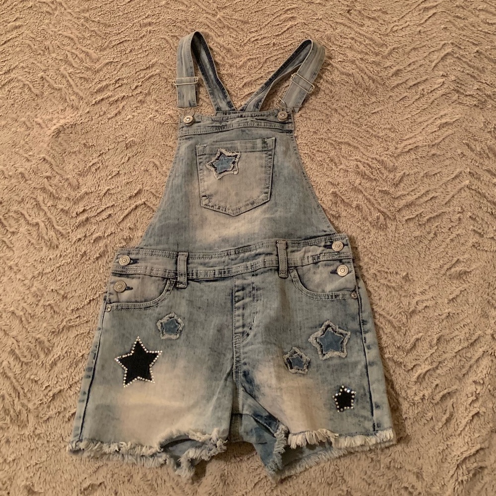 Cute Girls Jean short overalls